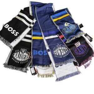 Hugo Boss X NFL Scarf Raiders Rams Giants Cowboys, Wool-blend, new with tag